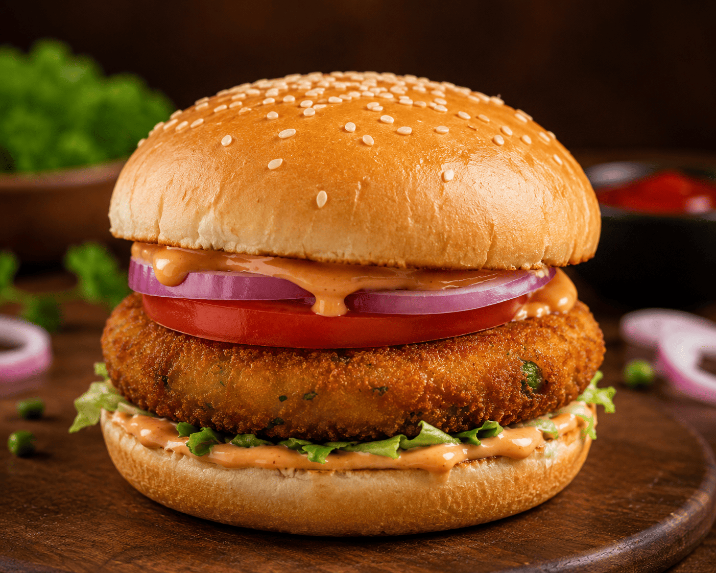 Aloo Tikki Burger