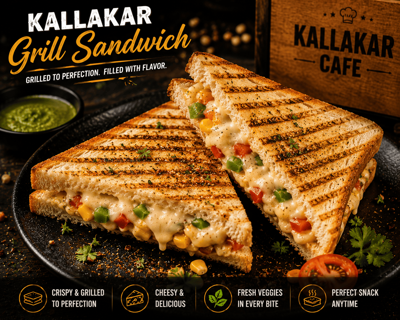 KALLAKAR Grill Sandwich