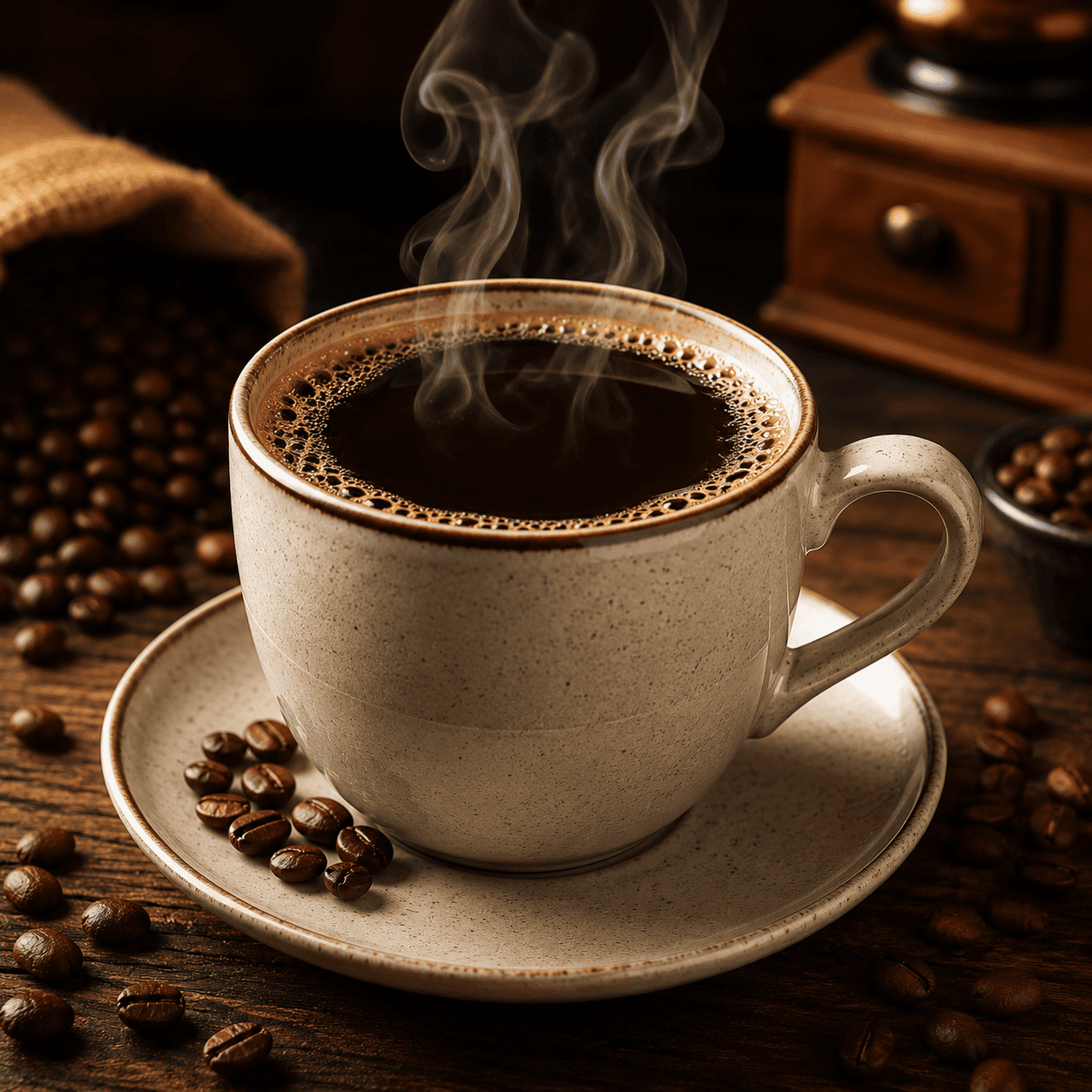 Black Hot Coffee