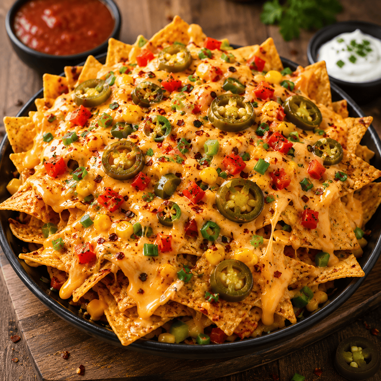 Chilli Cheese Nachos